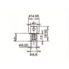 Spinka mocowania reflektora 126p kpl 10 szt