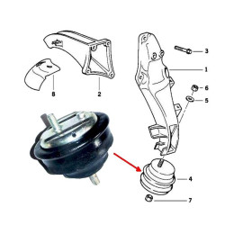 Poduszka zawieszenia silnika BMW 3 E36 316 318 Z3 1.8 1.9