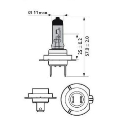 Żarówka halogenowa H7 12V 55W HART