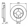 Tarcze tarcza hamulcowe przód Ford Focus I 1998-2004 Hart