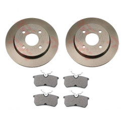 Tarcze klocki hamulcowe Ford Focus I 1998-2004 tył