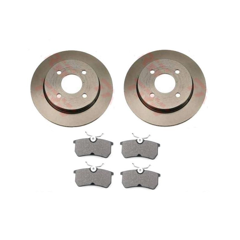 Tarcze klocki hamulcowe Ford Focus I 1998-2004 tył