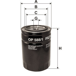 Filtr oleju OP 588/1 Ford Explorer II Nissan