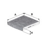 Filtr kabinowy Peugeot 4008 Outlander K1241A