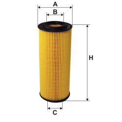 Filtr oleju Alfa Romeo 159 Brera Spider Fiat Croma 2.4JTDM OE670/1