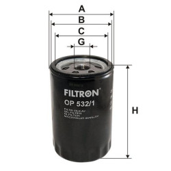 Filtr oleju Ford Transit Mazda 2 CX-9 OP532/1