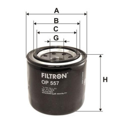 Filtr oleju Honda Accord Civic CR-V Mazda 323 929 Rover OP557