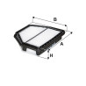 Filtr powietrza AP 109/5 Opel Antara Chevrolet