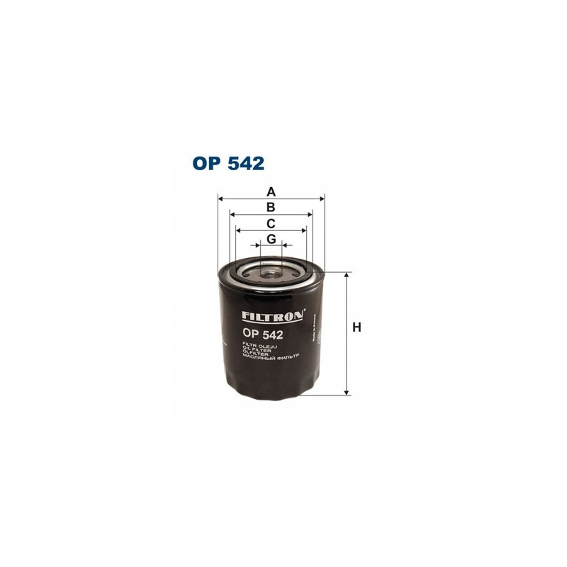 Filtr oleju OP 542 Ford Sierra Scorpio
