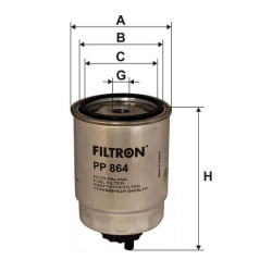 Filtr paliwa Fiat Brava Bravo Punto Tipo Citroen AX PP864