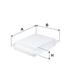 Filtr powietrza Toyota Corolla X XI Yaris II Rav 4  Auris AP160/1