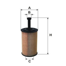 Filtr oleju CitroenBerlingo C3 Peugeot 307 206 Partner OE667