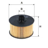 Filtr oleju Micra Qashqai Clio Megane Scenic Twingo OE666/3