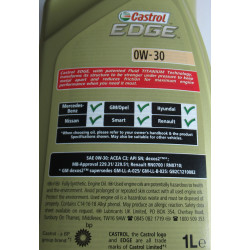 Olej Castrol Castrol Edge SL CF 0W30 0W-30 1L