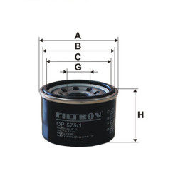 Filtr oleju Smart Fortwo II OP575/1