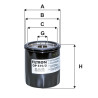Filtr oleju OP 570/2 Astra K Corsa E Insignia