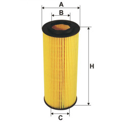 Filtr oleju BMW E46 E81 E82 E87 E88 E90 E91 E92 E93 E65 E83 OE649/7