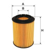 Filtr oleju Mercedes W168 W169 W245 OE 640/6