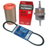 Filtr powietrza paliwa Filtron pasek klinowy Bosch Fiat 126p