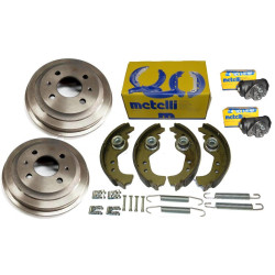 Bebny szczeki hamulcowe cylinderki sprezynki Fiat 126p FL EL tyl