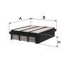 Filtr powietrza Mitsubishi Pajero Space Galant AP120