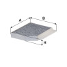 Filtr kabinowy Mercedes W167 W205 GLC K1416A