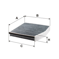 Filtr kabinowy Mercedes W176 W246 C117 K1346A
