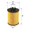 Filtr oleju Opel Astra Signum Vectra Alfa Romeo OE648/3 - Firmy HART