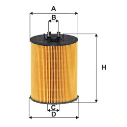 Filtr oleju BMW E60 E61 E70 OE672/8