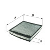 Filtr kabinowy Volvo C70 S60 S80 XC90 K1126A