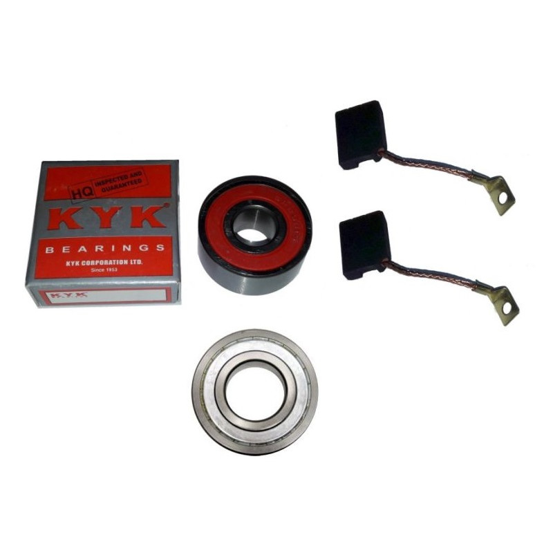 Lożysko pradnicy małe duże szczotki 126p 62201 6301 2RS