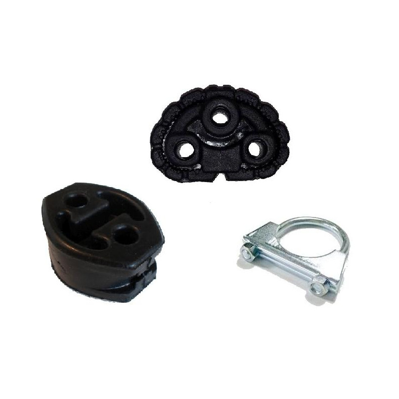 Obejma + wieszak tłumika końcowego Fiat Panda II 2003-2012 1.1 1.2