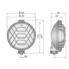 Reflektor halogen drogowy dalekosieżny halogenowy 159x64 H3 HO1.00701.00