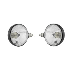 Reflektor przedni H4/R2 w obudowie metalowej  prawy + lewy WESEM PES2.42150 PES2.42160