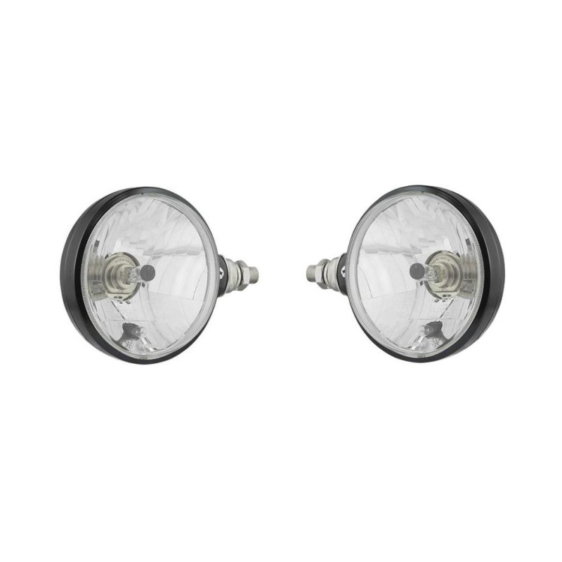 Reflektor przedni H4/R2 w obudowie metalowej  prawy + lewy WESEM PES2.42150 PES2.42160