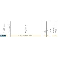 Osłona reflektora kratka do lamp HO2 Wesem A.37600
