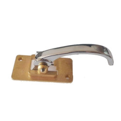 Klamki wewnętrzne +zewnętrzne lewa + prawa Fiat 126p chrom