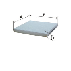 Filtr kabinowy Fiat Ducato Boxer Jumper II (2006-...) Movano C K1261