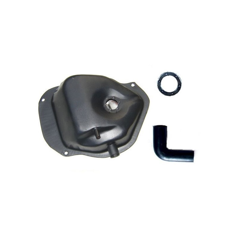 Zbiornik paliwa Fiat 126p DOBRY + rura wlewu paliwa + uszczelka