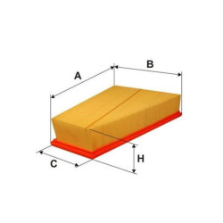 Filtr powietrza Ford Mondeo IV Galaxy S-MAX Volvo S80 V70 AP186/1