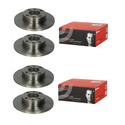 Tarcze hamulcowe Fiat 125p Polonez FSO przód + tył  -  4 sztuki Brembo