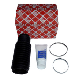 2x Końcówka drążka prawa + lewa + osłony BMW 5 E39 LEMFORDER