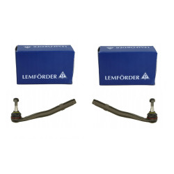 2x Końcówka drążka prawa + lewa + osłony BMW 5 E39 LEMFORDER