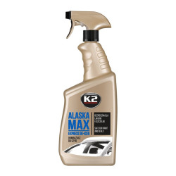 Odmrażacz do szyb z atomizerem K2 Alaska Max 700ml + wazelina uszczelki + odmrazacz do zamków
