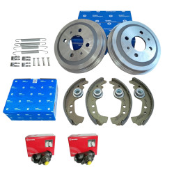 Bebny szczeki hamulcowe sprezynki cylinderki Fiat Seicento Cinquecento