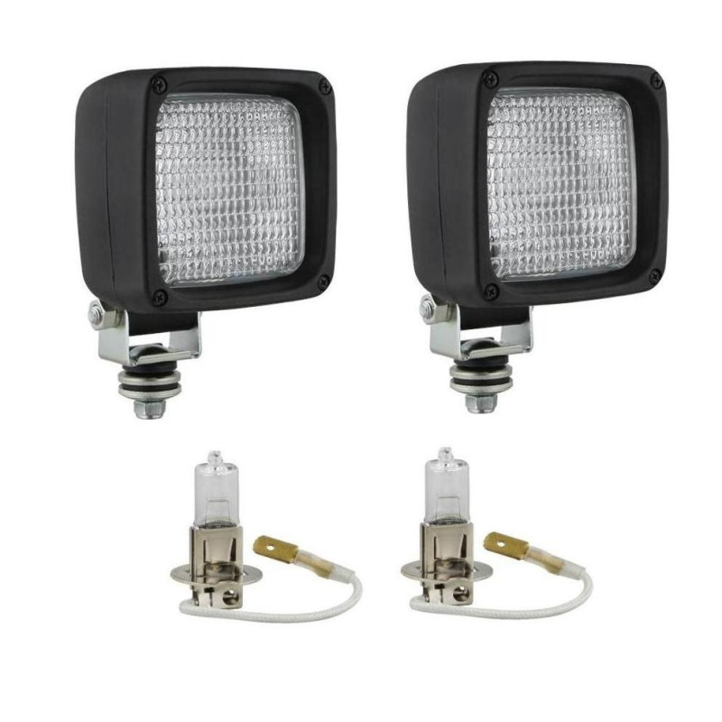 2x Lampa robocza halogen Wesem + H3 wózek widłowy widlak LKR5.26365