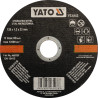 Tarcza do cięcia stali nierdzewnej 125x1,2x22 mm - Yato