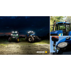 Lampa robocza LED 5500LM skupiona 4 stopnie przewód WESEM CRV1P.56801