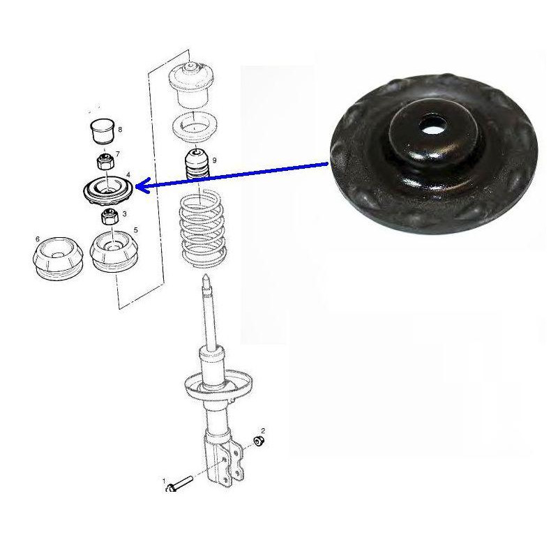 Poduszka amortyzatora Opel Astra G Vectra B | TomCzesci.pl