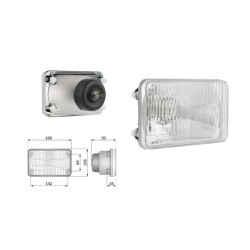 Reflektor H4 168x106mm mijania drogowe RE.27081 | TomCzesci.pl